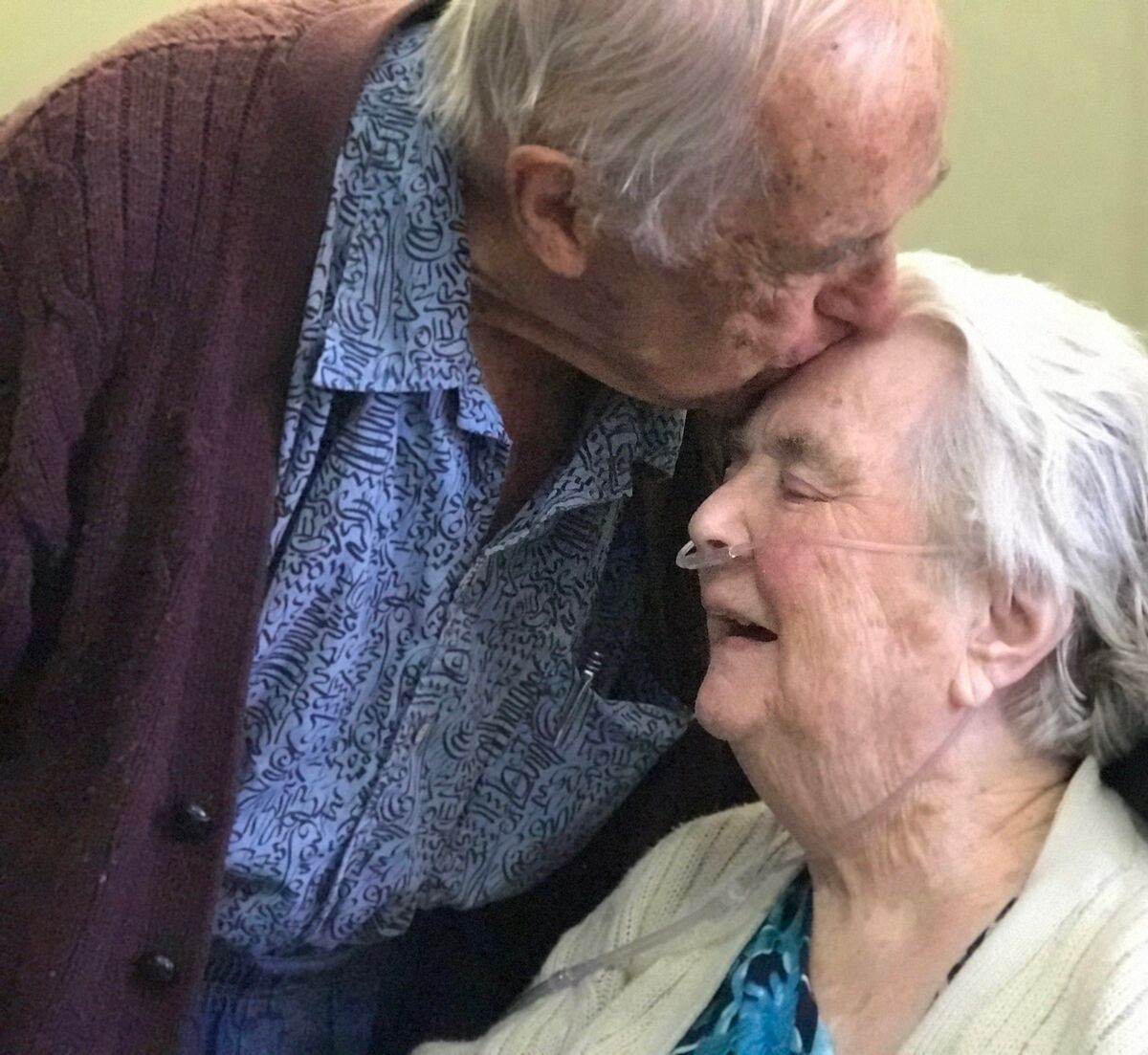 Elderly couple enjoying life together